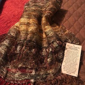 Exquisite fine spun silk scarf